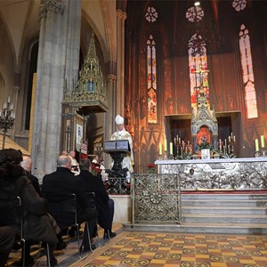 Nadbiskup Kutleša slavio misu polnoćku u Zagrebačkoj katedrali